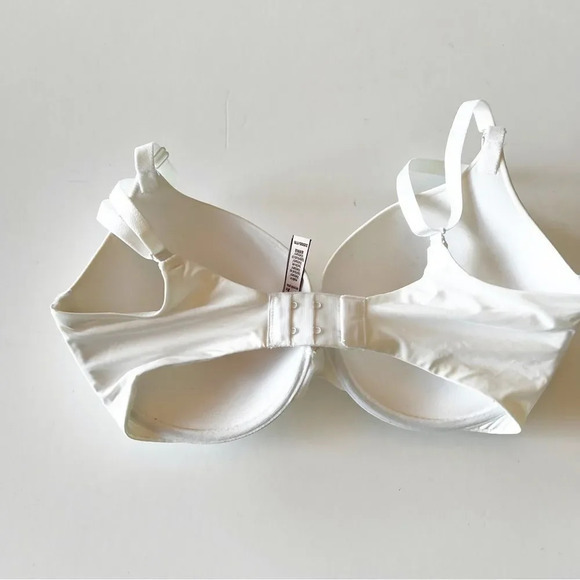Victoria’s Secret T-shirt Bra Size 32DDD White Push-up Underwire Full Coverage - Picture 2 of 6